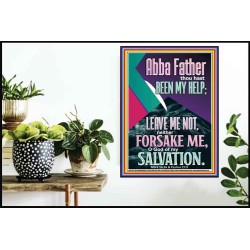 ABBA FATHER THOU HAST BEEN OUR HELP IN AGES PAST  Wall Décor  GWPOSTER11814  