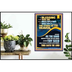 IN BLESSING I WILL BLESS THEE  Modern Wall Art  GWPOSTER11816  "24X36"