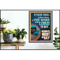 STUDY THE WORD OF THE LORD DAY AND NIGHT  Large Wall Accents & Wall Poster  GWPOSTER11817  "24X36"