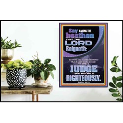 THE LORD IS A RIGHTEOUS JUDGE  Inspirational Bible Verses Poster  GWPOSTER11865  "24X36"