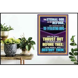 THE EVERLASTING ARMS OF JEHOVAH  Printable Bible Verse to Poster  GWPOSTER11875  "24X36"
