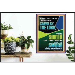 O PEOPLE SAVED BY THE LORD  Printable Bible Verse to Poster  GWPOSTER11876  "24X36"