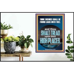 THINE ENEMIES SHALL BE FOUND LIARS UNTO THEE  Printable Bible Verses to Poster  GWPOSTER11877  "24X36"