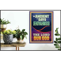 THE ANCIENT OF DAYS JEHOVAH NISSI THE LORD OUR GOD  Ultimate Inspirational Wall Art Picture  GWPOSTER11908  "24X36"