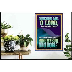 QUICKEN ME O LORD FOR THY NAME'S SAKE  Eternal Power Poster  GWPOSTER11931  "24X36"