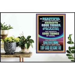 THE FEET OF HIM THAT BRINGETH GOOD TIDINGS  Ultimate Power Poster  GWPOSTER11956  "24X36"