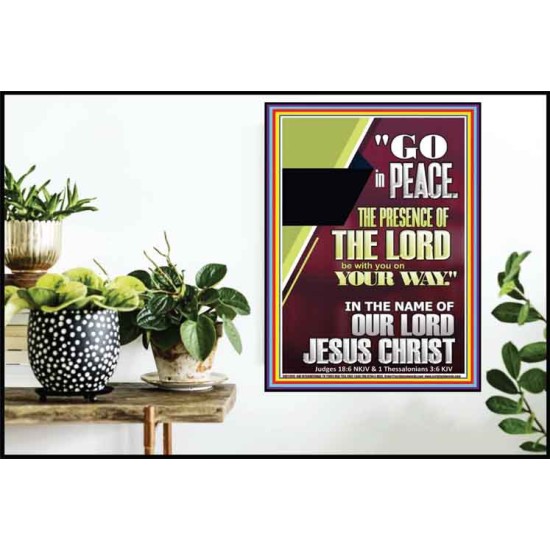 GO IN PEACE THE PRESENCE OF THE LORD BE WITH YOU  Ultimate Power Poster  GWPOSTER11965  