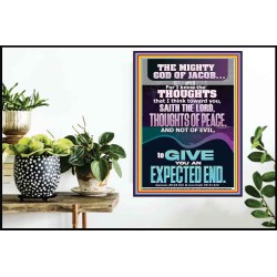 THOUGHTS OF PEACE AND NOT OF EVIL  Scriptural Décor  GWPOSTER11974  "24X36"