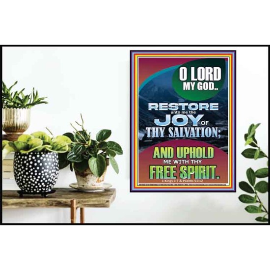 THE JOY OF SALVATION  Bible Verse Poster  GWPOSTER11984  