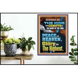 PEACE IN HEAVEN AND GLORY IN THE HIGHEST  Contemporary Christian Wall Art  GWPOSTER12006  "24X36"