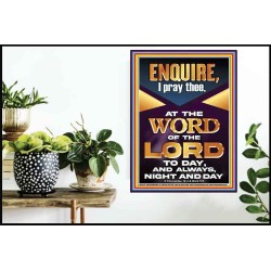 MEDITATE THE WORD OF THE LORD DAY AND NIGHT  Contemporary Christian Wall Art Poster  GWPOSTER12202  "24X36"