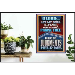 LET MY SOUL LIVE AND IT SHALL PRAISE THEE  Ultimate Power Picture  GWPOSTER12223  "24X36"