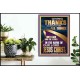 GIVING THANKS ALWAYS FOR ALL THINGS UNTO GOD  Ultimate Inspirational Wall Art Poster  GWPOSTER12229  