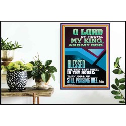 BLESSED ARE THEY THAT DWELL IN THY HOUSE  Christian Paintings  GWPOSTER12240  "24X36"