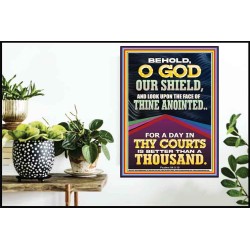 LOOK UPON THE FACE OF THINE ANOINTED O GOD  Contemporary Christian Wall Art  GWPOSTER12242  "24X36"
