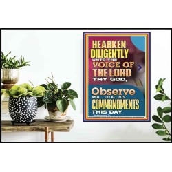DO ALL HIS COMMANDMENTS THIS DAY  Wall & Art Décor  GWPOSTER12297  "24X36"