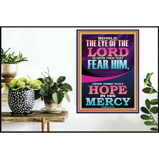THEY THAT HOPE IN HIS MERCY  Unique Scriptural ArtWork  GWPOSTER12332  