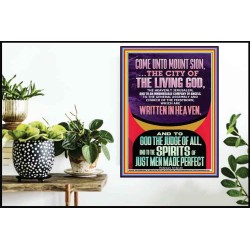 MOUNT SION CITY OF THE LIVING GOD  Custom Art Work  GWPOSTER12336  "24X36"