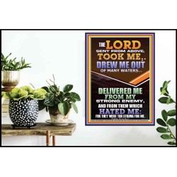 THE LORD DREW ME OUT OF MANY WATERS  New Wall Décor  GWPOSTER12346  "24X36"