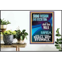 THY FOOT SHALL NOT STUMBLE  Bible Verse for Home Poster  GWPOSTER12392  "24X36"
