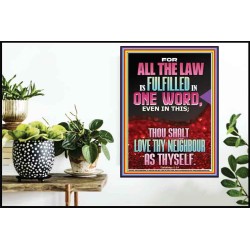 THOU SHALT LOVE THY NEIGHBOUR AS THYSELF  Ultimate Power Picture  GWPOSTER12403  "24X36"