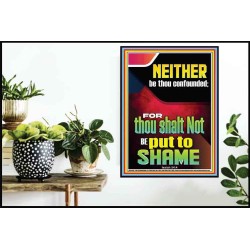 THOU SHALT NOT BE PUT TO SHAME  Sanctuary Wall Poster  GWPOSTER12669  "24X36"
