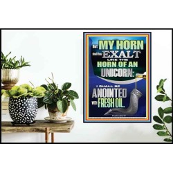 I SHALL BE ANOINTED WITH FRESH OIL  Sanctuary Wall Poster  GWPOSTER12687  "24X36"
