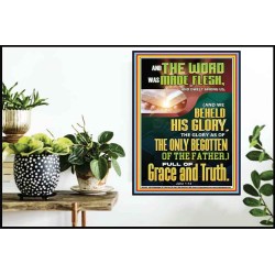 THE WORD WAS MADE FLESH THE ONLY BEGOTTEN OF THE FATHER  Sanctuary Wall Poster  GWPOSTER12942  