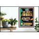 HIGHLY FAVOURED THE LORD IS WITH THEE BLESSED ART THOU  Scriptural Wall Art  GWPOSTER13002  