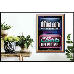 BUT THE LORD HELPED ME  Scripture Art Prints Poster  GWPOSTER13042  "24X36"