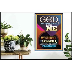 MY COUNSEL SHALL STAND  Ultimate Inspirational Wall Art Poster  GWPOSTER9386  "24X36"