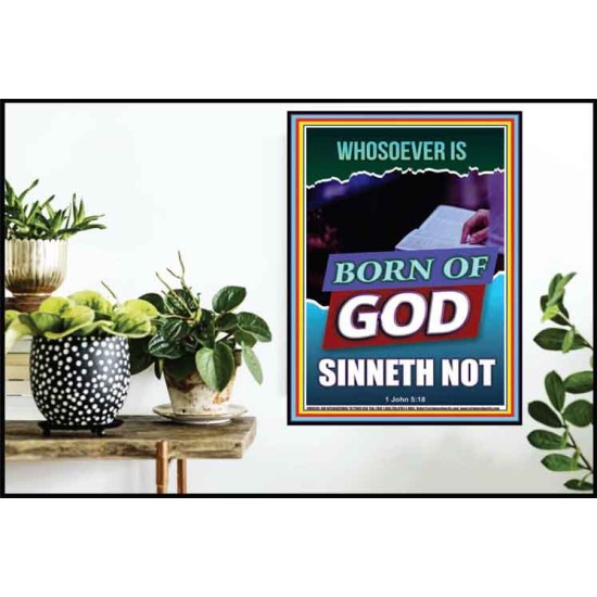 GOD'S CHILDREN DO NOT CONTINUE TO SIN  Righteous Living Christian Poster  GWPOSTER9390  