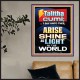 TALITHA CUMI ARISE SHINE AS LIGHT IN THE WORLD  Church Poster  GWPOSTER10031  