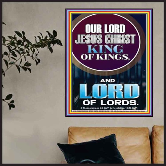 JESUS CHRIST - KING OF KINGS LORD OF LORDS   Bathroom Wall Art  GWPOSTER10047  