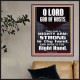 LORD GOD ALMIGHTY THOU HAST A MIGHTY ARM  Hallway Wall Poster  GWPOSTER10078  