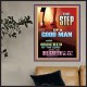 THE STEP OF A GOOD MAN  Contemporary Christian Wall Art  GWPOSTER10477  