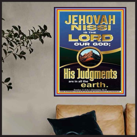 JEHOVAH NISSI IS THE LORD OUR GOD  Christian Paintings  GWPOSTER10696  