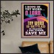 I AM THINE SAVE ME O LORD  Christian Quote Poster  GWPOSTER11822  