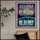 TO HIM THAT BY WISDOM MADE THE HEAVENS  Bible Verse for Home Poster  GWPOSTER11858  