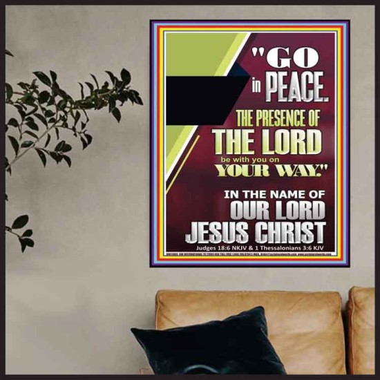 GO IN PEACE THE PRESENCE OF THE LORD BE WITH YOU  Ultimate Power Poster  GWPOSTER11965  