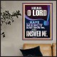 O LORD HAVE MERCY ALSO UPON ME AND ANSWER ME  Bible Verse Wall Art Poster  GWPOSTER12189  