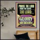 PRAISE THE LORD FROM THE EARTH  Contemporary Christian Paintings Poster  GWPOSTER12200  