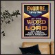 MEDITATE THE WORD OF THE LORD DAY AND NIGHT  Contemporary Christian Wall Art Poster  GWPOSTER12202  