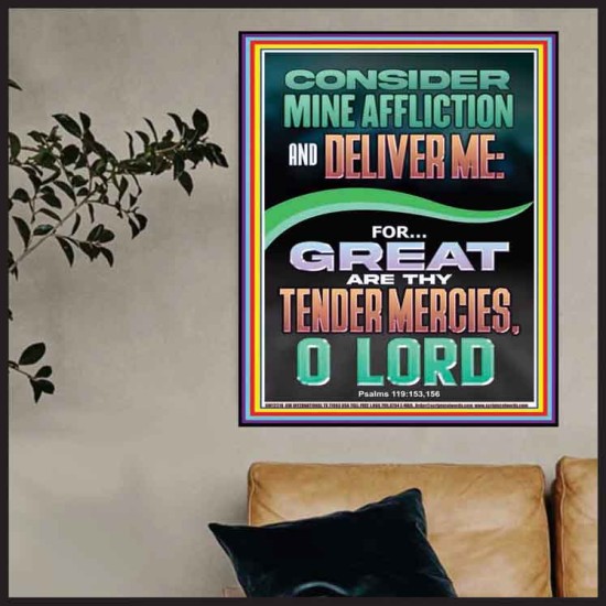 GREAT ARE THY TENDER MERCIES O LORD  Unique Scriptural Picture  GWPOSTER12218  