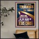 GIVING THANKS ALWAYS FOR ALL THINGS UNTO GOD  Ultimate Inspirational Wall Art Poster  GWPOSTER12229  