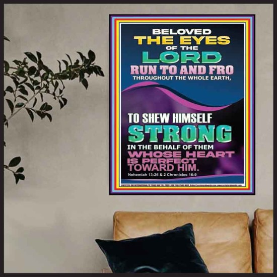 THE EYES OF THE LORD  Righteous Living Christian Poster  GWPOSTER12233  