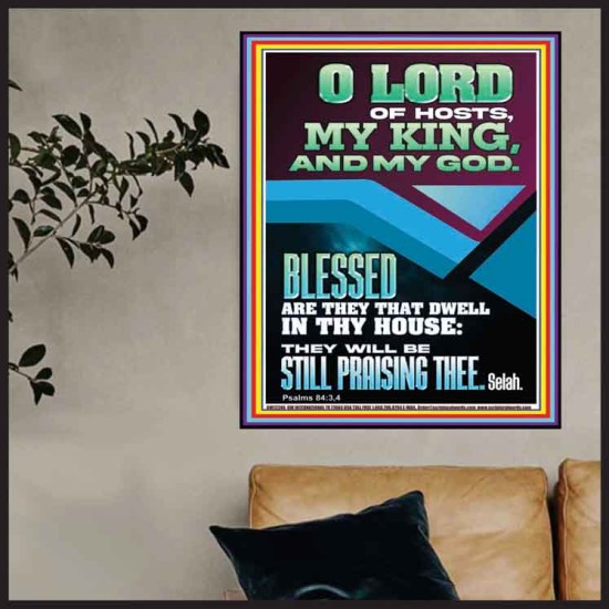 BLESSED ARE THEY THAT DWELL IN THY HOUSE  Christian Paintings  GWPOSTER12240  