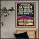 LOOK UPON THE FACE OF THINE ANOINTED O GOD  Contemporary Christian Wall Art  GWPOSTER12242  