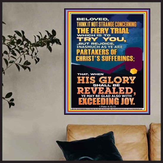 THE FIERY TRIAL WHICH IS TO TRY YOU  Christian Paintings  GWPOSTER12259  