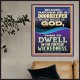 RATHER BE A DOORKEEPER IN THE HOUSE OF GOD THAN IN THE TENTS OF WICKEDNESS  Scripture Wall Art  GWPOSTER12283  